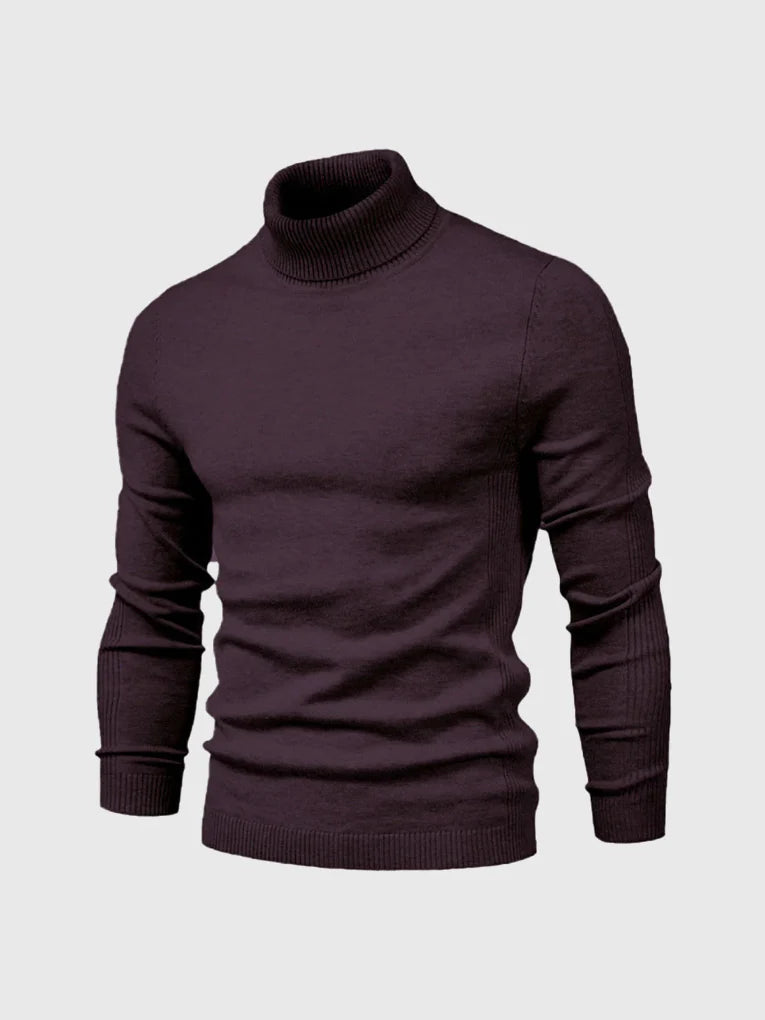 Pull à col roulé pour homme