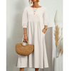 Camila – Robe d'Été Élégante à Smocks pour Femme