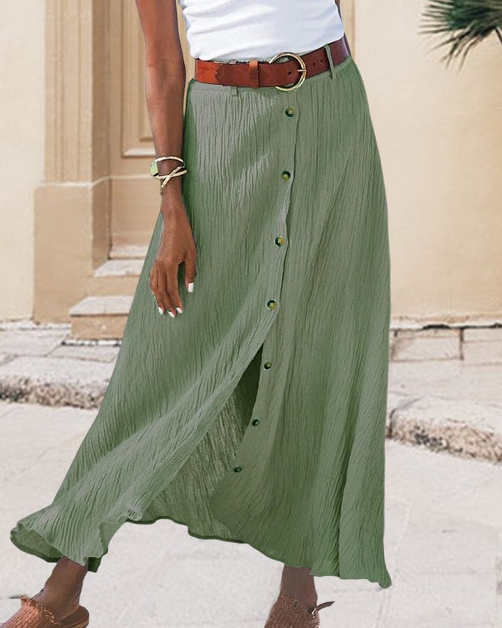 Jupe longue monochrome pour femmes