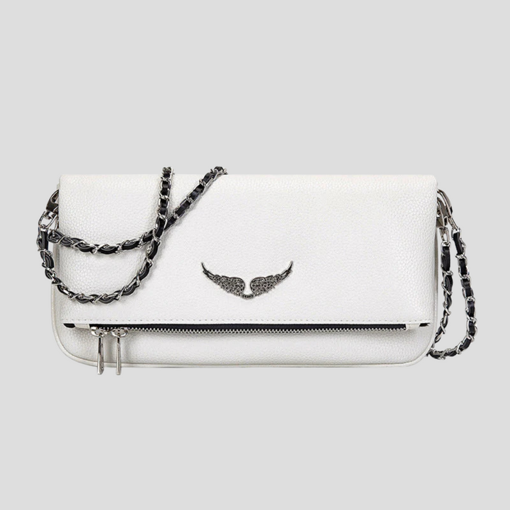 Sac en cuir élégant avec bandoulière en chaîne