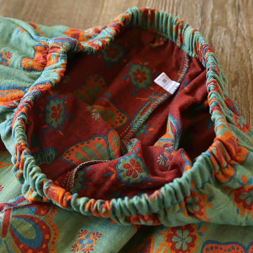 Ensemble 2 pièces en coton à imprimé papillon