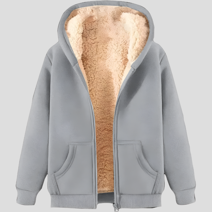 Veste d'hiver à capuche doublée polaire Warmth pour homme