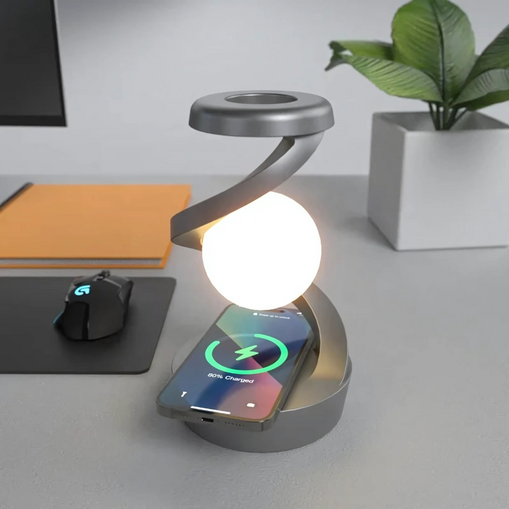 Lampe de bureau spirale moderne à lumière chaude