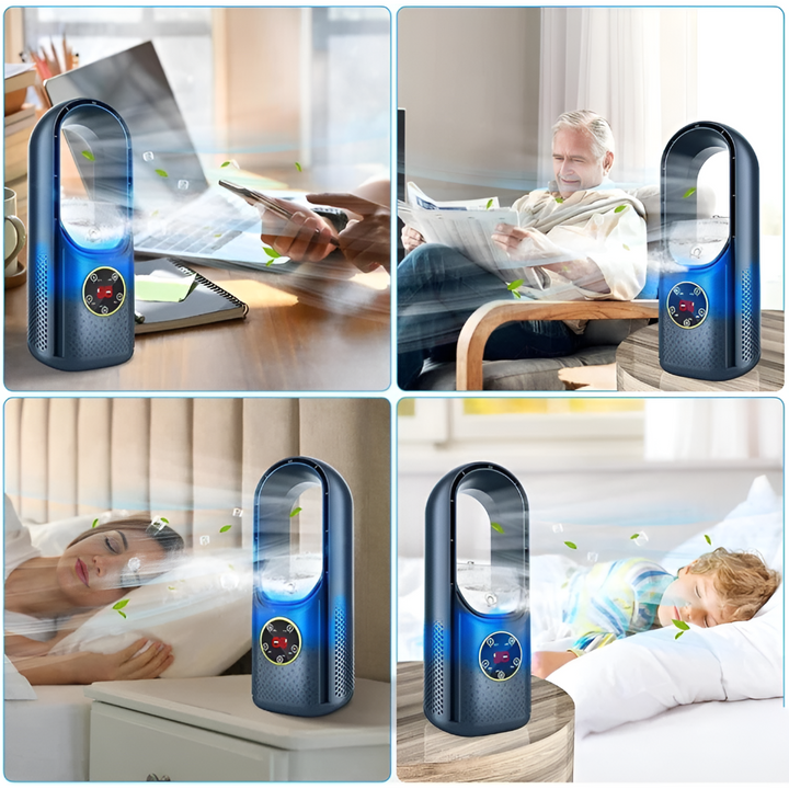 Climatiseur de table portable sans pales