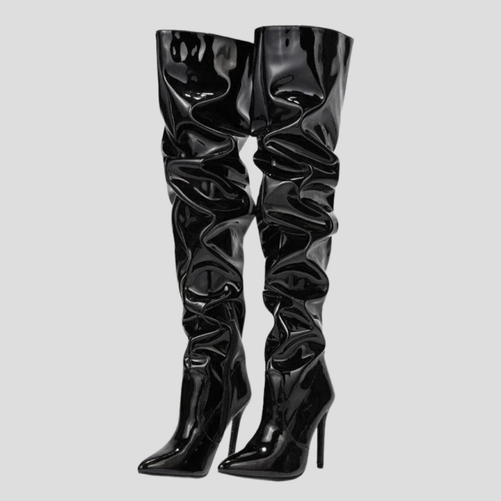 Bottes à talons de 8 cm pour femmes