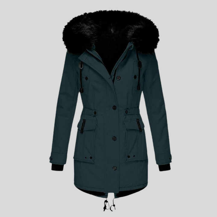 Manteau à capuche d’hiver pour femme