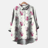 Chemisier long ample pour femme