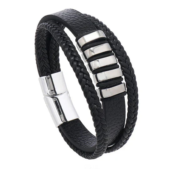Bracelet en cuir élégant pour homme