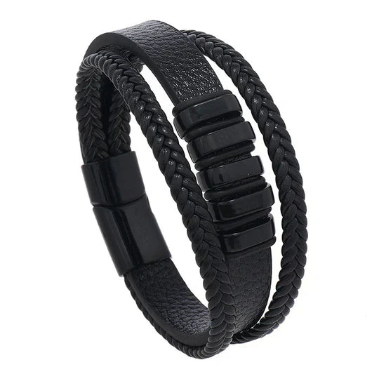 Bracelet en cuir élégant pour homme