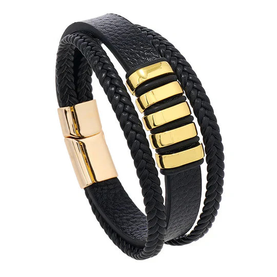 Bracelet en cuir élégant pour homme