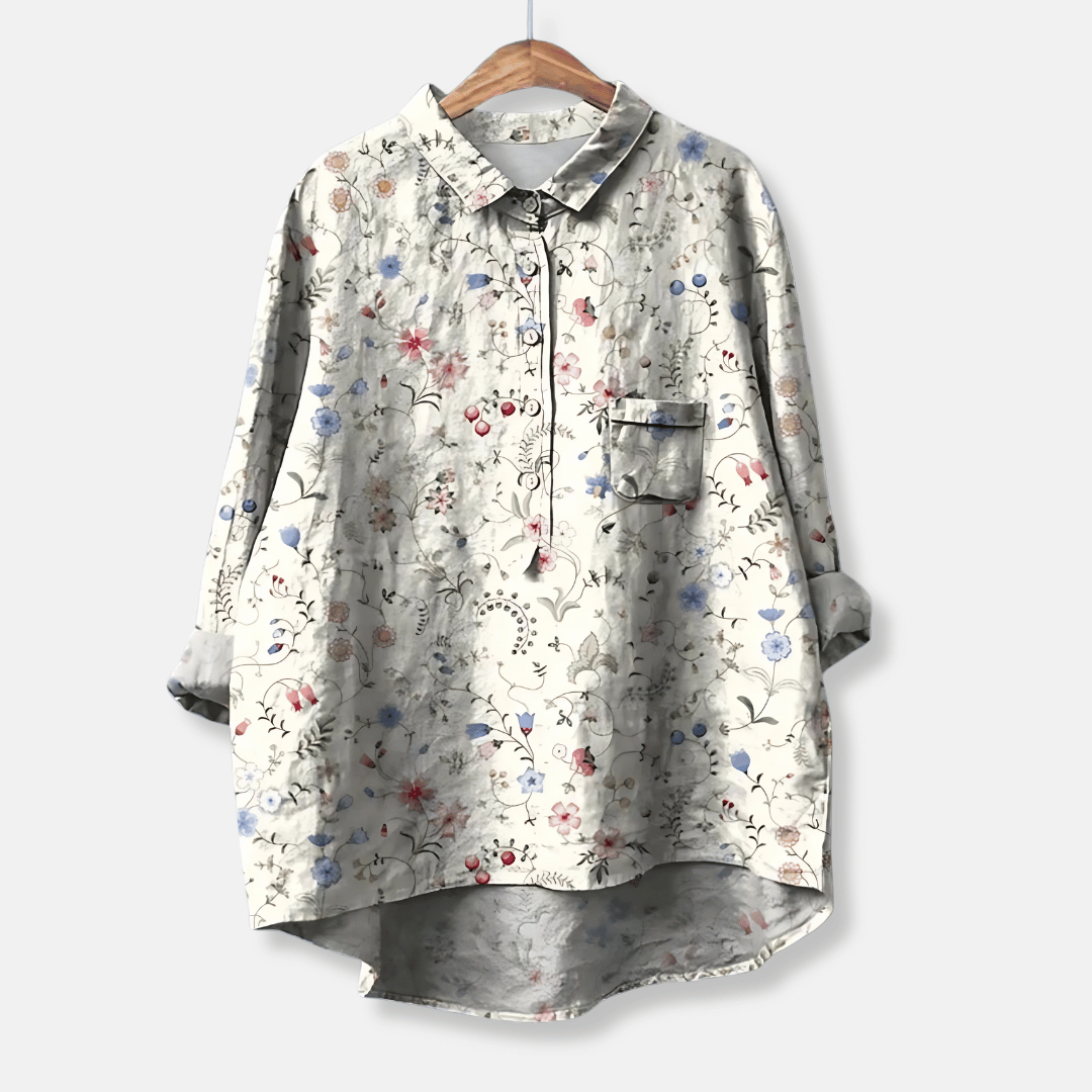 Chemisier long ample pour femme