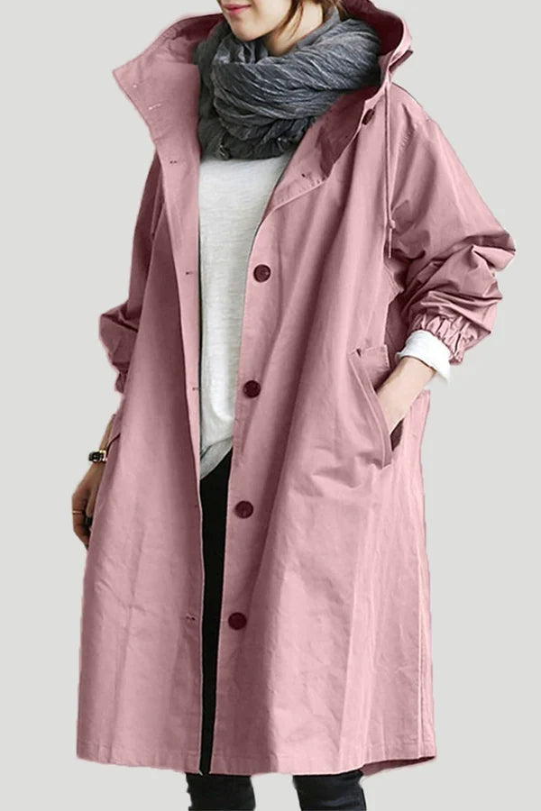 Trench-coat imperméable oversize pour femme : Élégance et protection pour la mi-saison