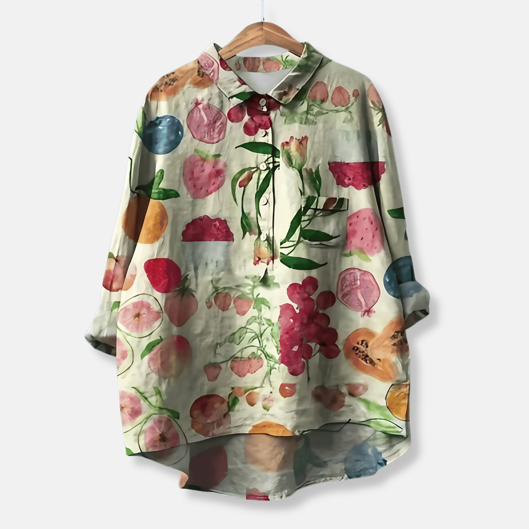 Chemisier long ample pour femme