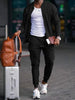 Ensemble veste et pantalon zippés pour homme