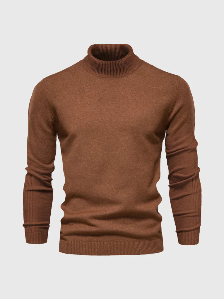 Pull à col roulé pour homme
