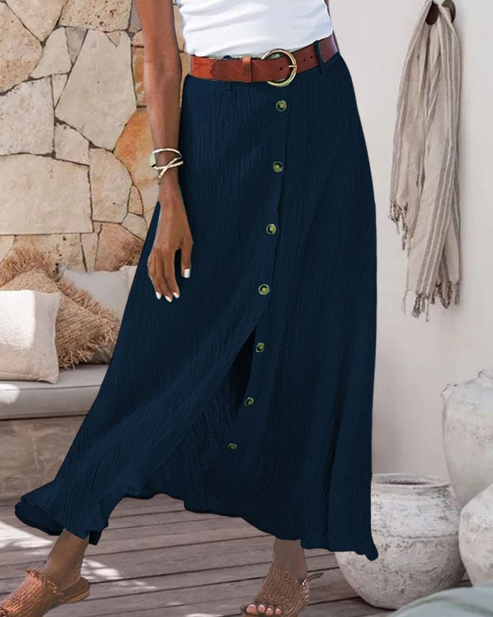 Jupe longue monochrome pour femmes