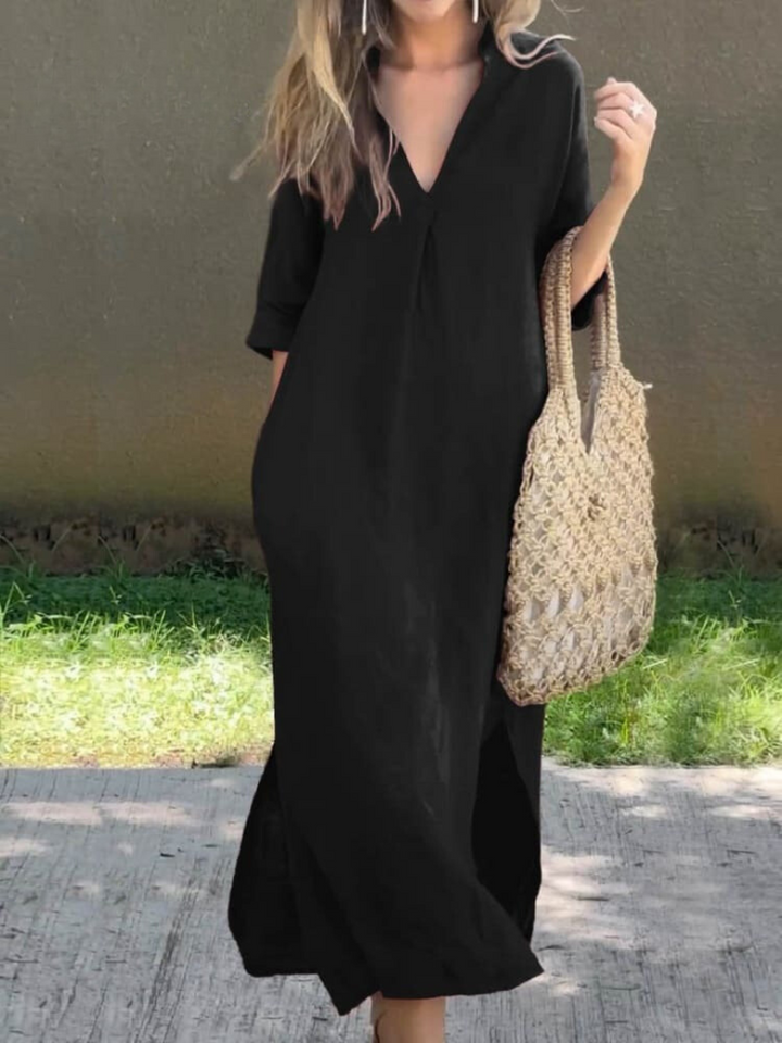 Robe Longue Bohème Élégante et Fluide