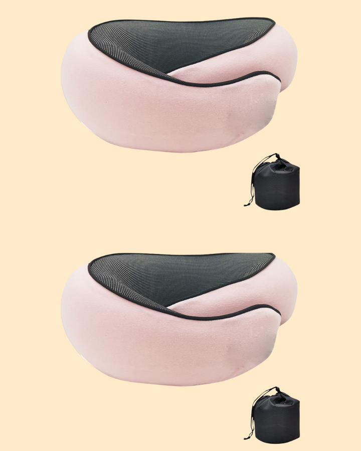 Oreillers de voyage ergonomiques en mousse à mémoire de forme