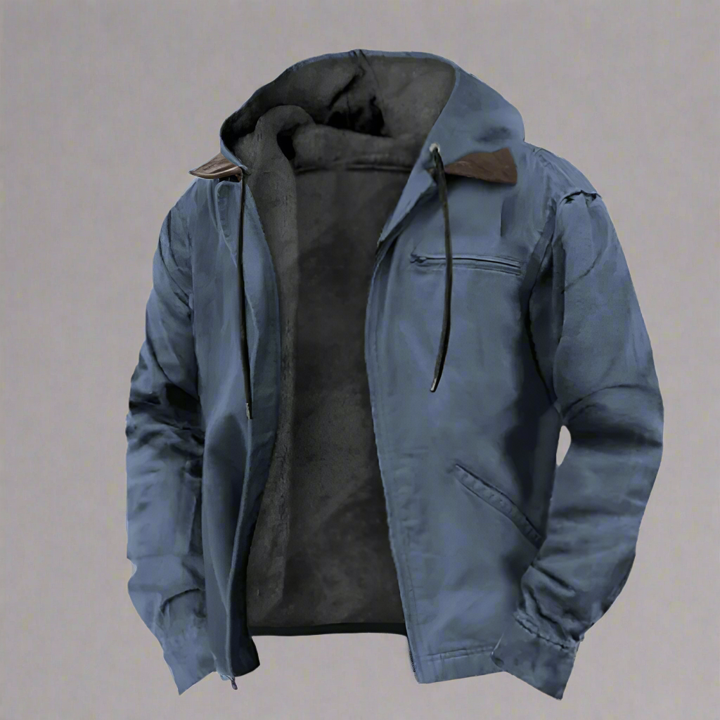 Veste à capuche classique pour homme