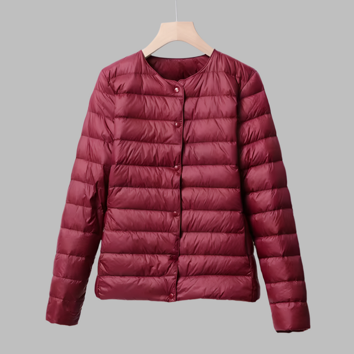 Doudoune portable sans col pour le printemps et l'hiver