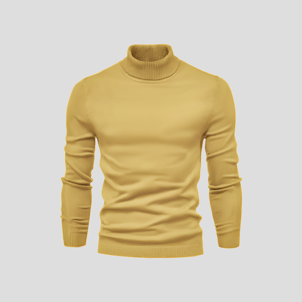 Pull à col roulé pour homme