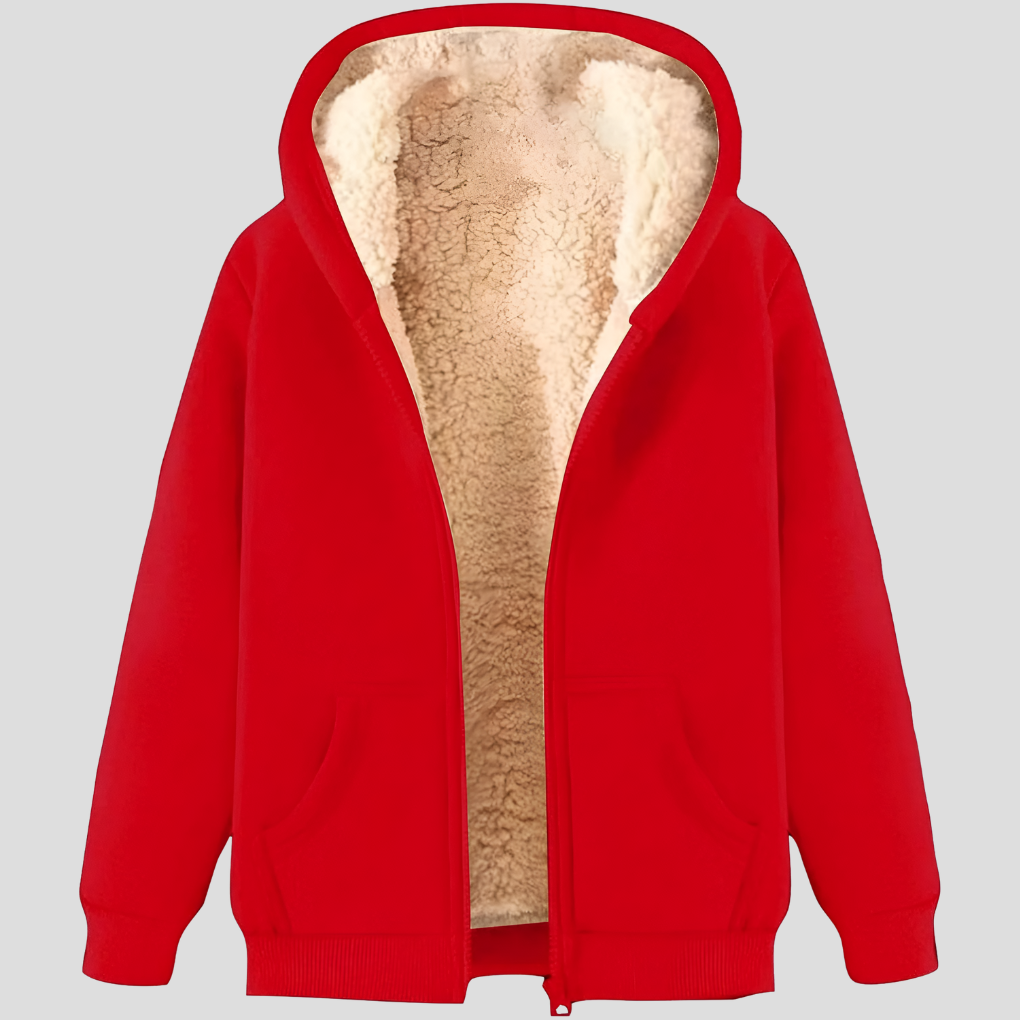Veste d'hiver à capuche doublée polaire Warmth pour homme