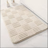 Tapis de salle de bain à poils longs ultra-absorbant et extra doux