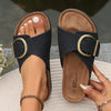 Sandales plates orthopédiques pour femmes