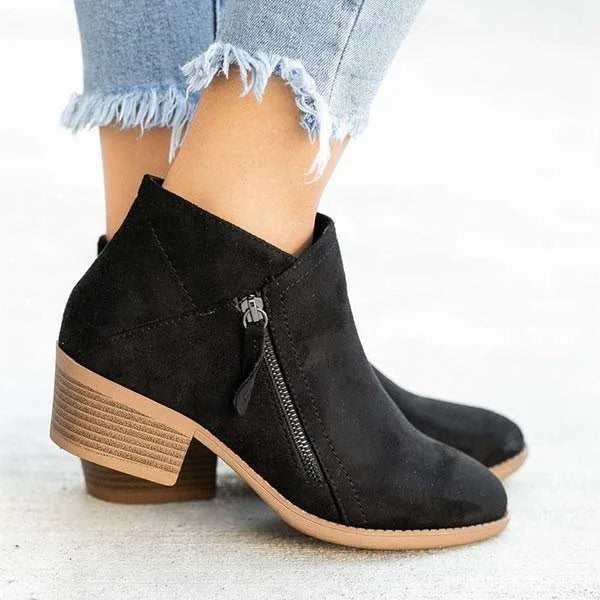 Heel - Bottines orthopédiques en cuir pour femmes