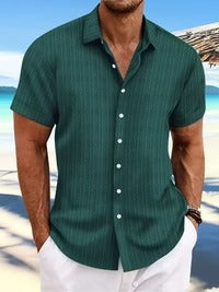 Chemise d'été à manches courtes pour hommes