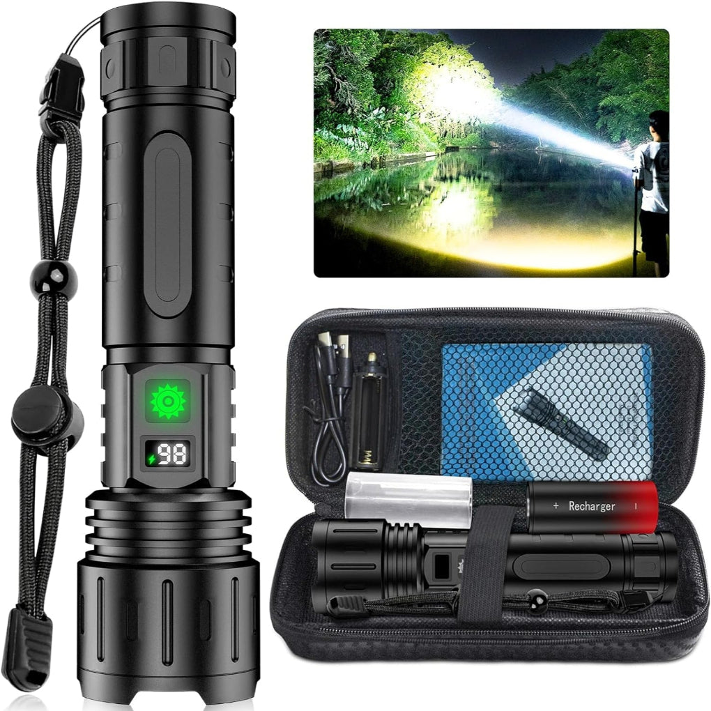 Lampe de poche tactique 100 000 lumens