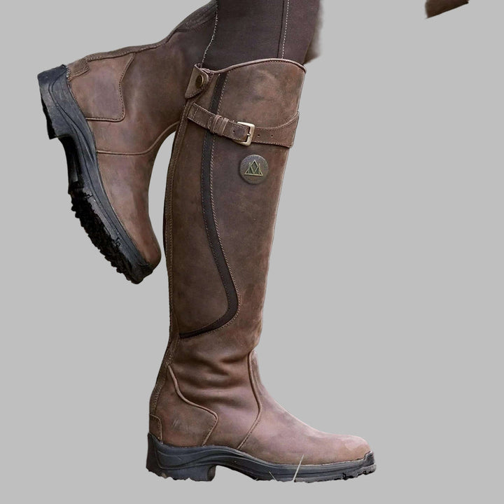 Bottes d'équitation d'hiver imperméables pour femmes