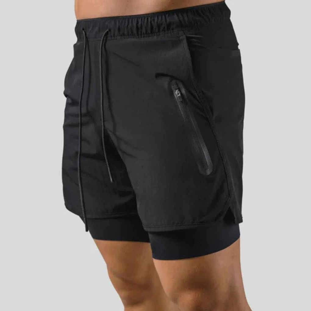 Pantalon de sport 2 en 1 pour homme