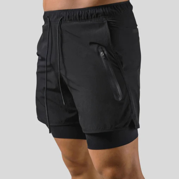 Pantalon de sport 2 en 1 pour homme