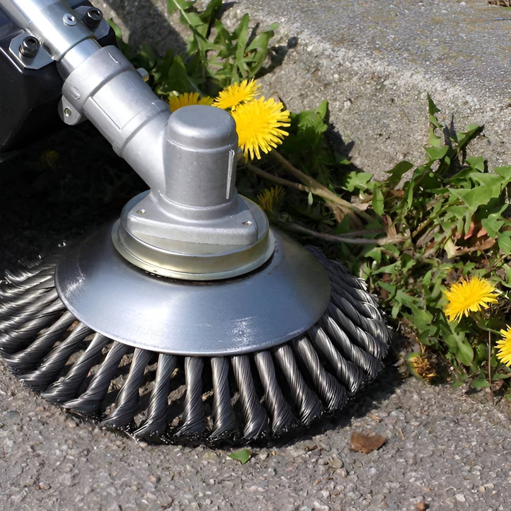 Brosse et coupe-herbe en acier au carbone
