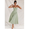 Robe Corset Élégante Midi pour Femme