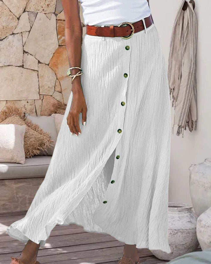 Jupe longue monochrome pour femmes