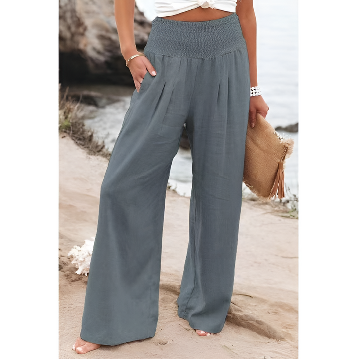 Pantalon en lin confortable pour femme