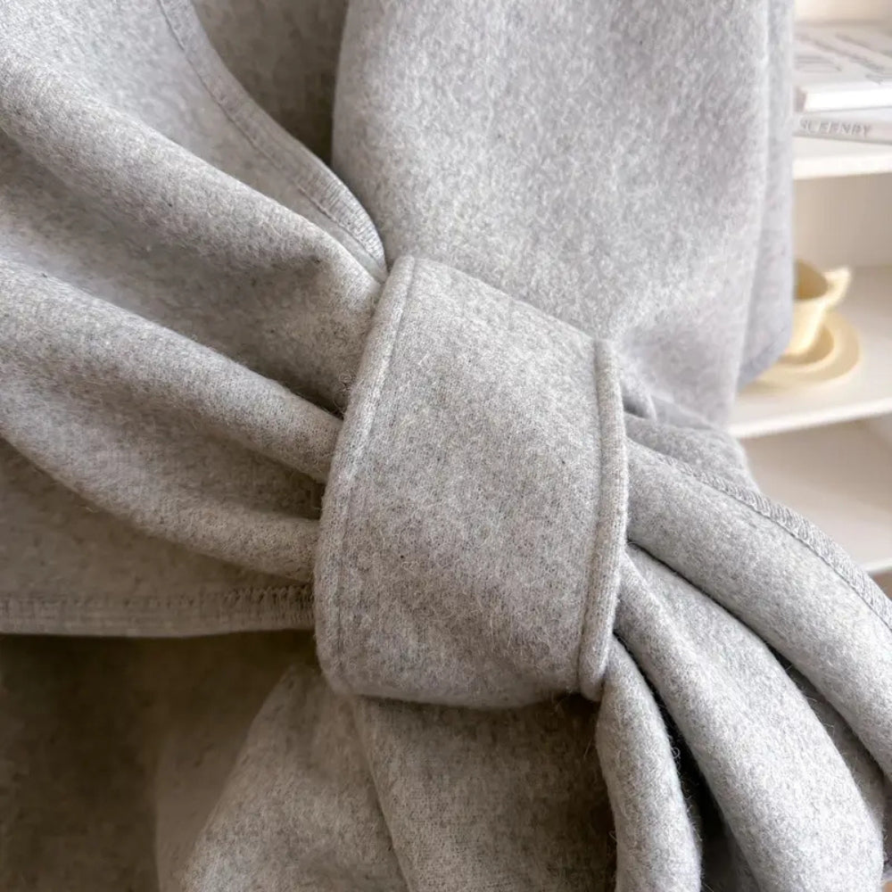 Manteau châle coupe-vent