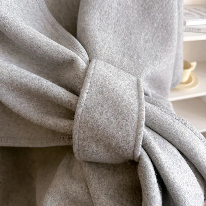 Manteau châle coupe-vent