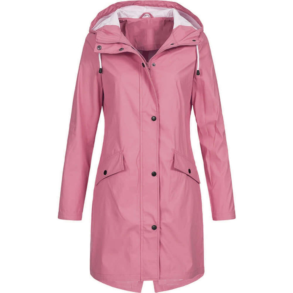 Imperméable à capuche pour femme