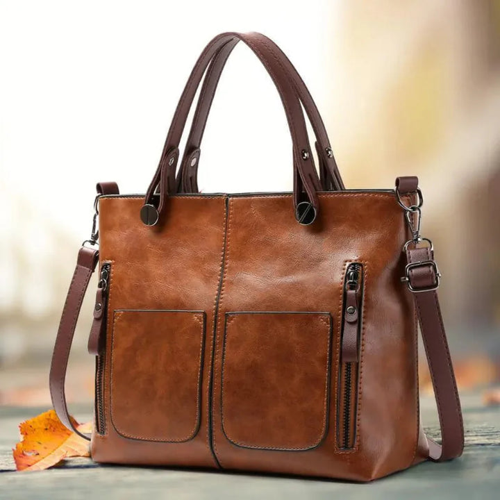 Sac à bandoulière classique en cuir élégant