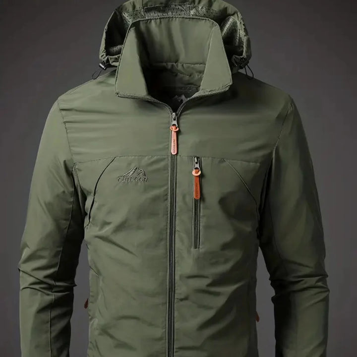 Veste d'extérieur imperméable et coupe-vent pour homme