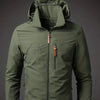 Veste d'extérieur imperméable et coupe-vent pour homme