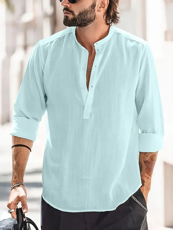 Chemise en lin pour homme
