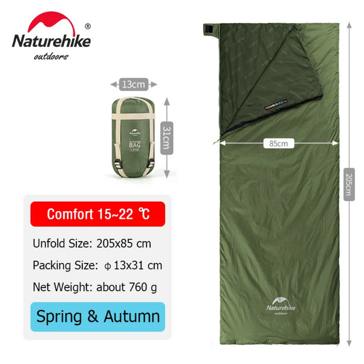 Sac de couchage portable essentiel pour le camping et la randonnée
