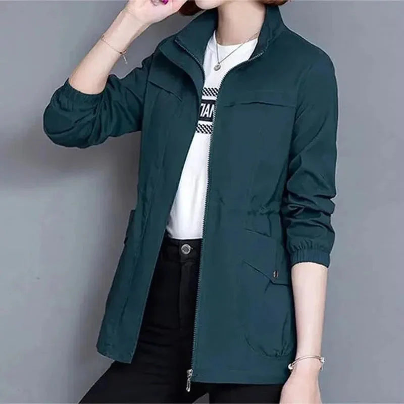 Noena - Manteau de printemps pour femme à taille ajustable