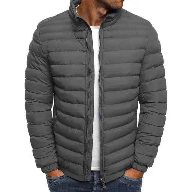 Veste mi-saison pour homme avec col montant