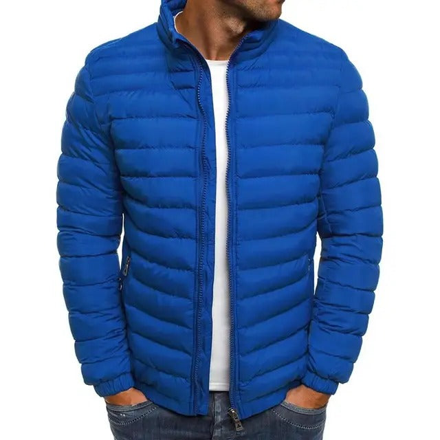 Veste mi-saison pour homme avec col montant