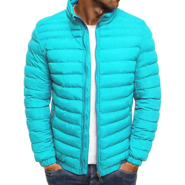 Veste mi-saison pour homme avec col montant